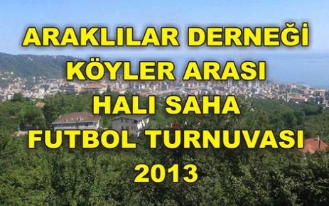 Araklı futbol şöleni başlıyor!