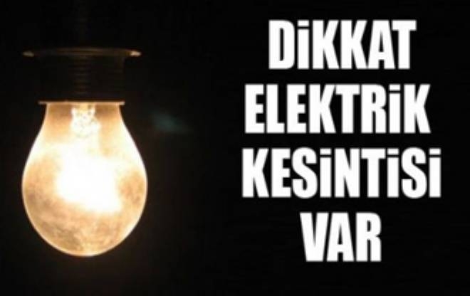 ARAKLI\'DA ELEKTRİK KESİNTİSİ OLACAK