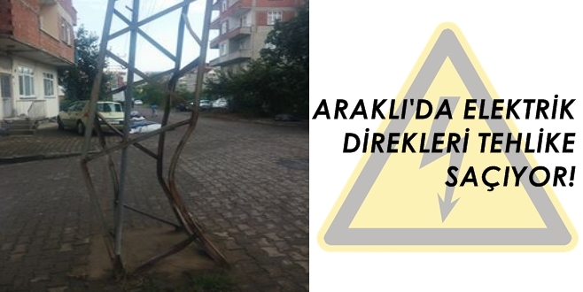 Araklı\'da Tehlike Geliyorum Diyor