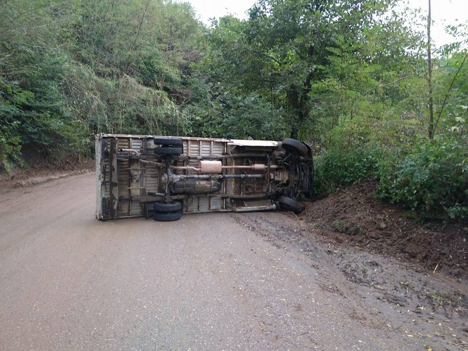 ARAKLI\'DA TRAFİK KAZASI