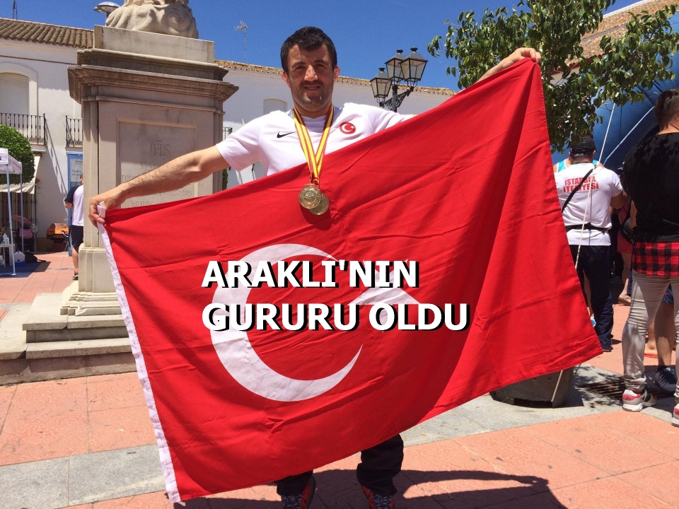 Araklılı Avrupa Şampiyonu Oldu