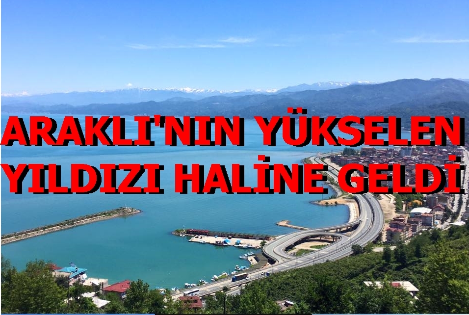 Araklı\'nın Bu Mahallesi Göz Kamaştırıyor