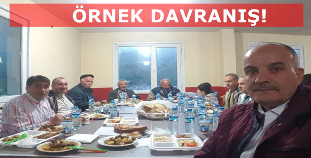 Araklının bu Mahallesinden Örnek Davranış