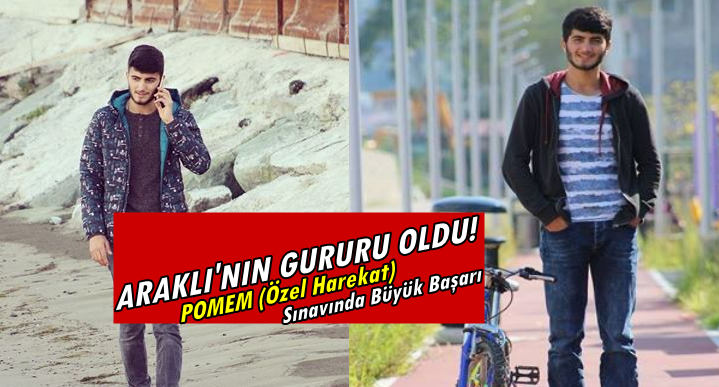 Araklı\'nın Gururu Oldu