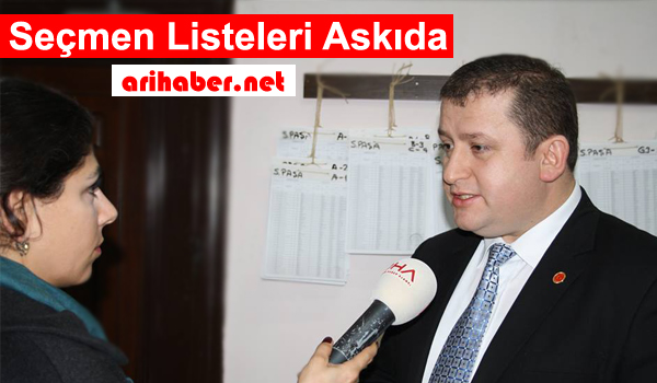 Seçmen Listeleri Askıda