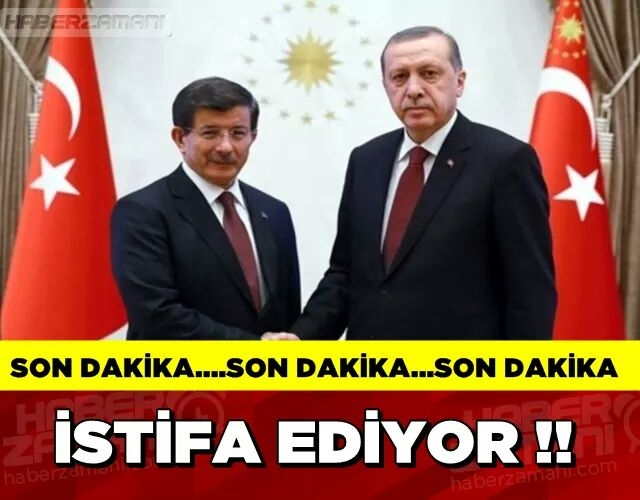 BAŞBAKAN İSTİFA EDİYOR