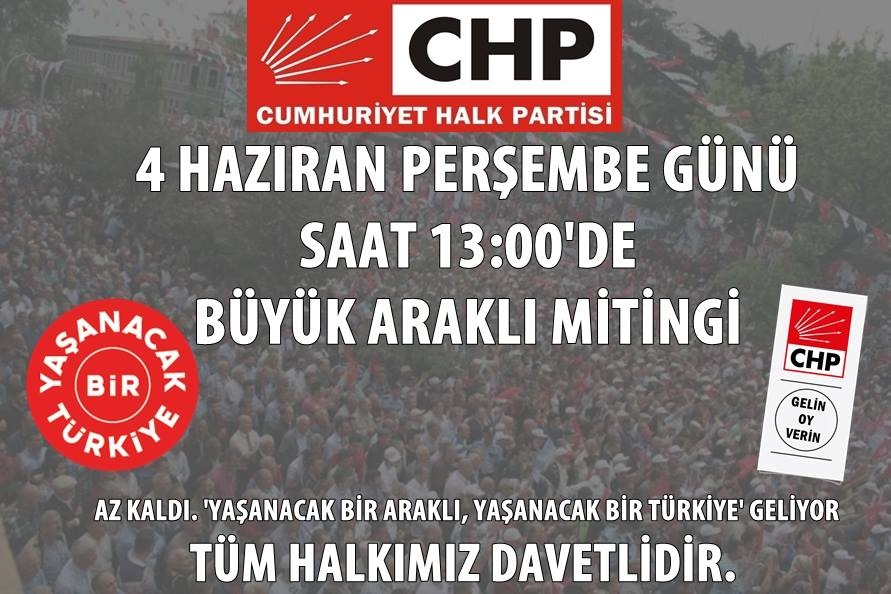 CHP ARAKLI\'DA FİNAL GÜNÜ