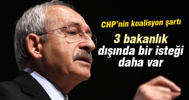 CHP\'den AK Parti\'ye koalisyon şartı