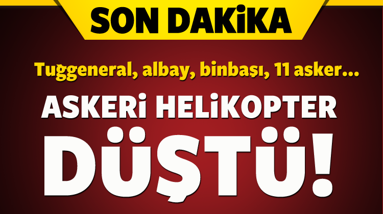 Giresun\'da Askeri Helikopter Düştü