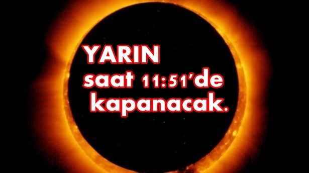 Güneş tutulması 20 Mart\'ta yaşanacak