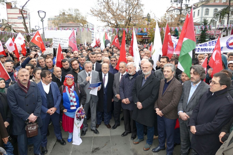 İsrail ve ABD Trabzon’da protesto edildi