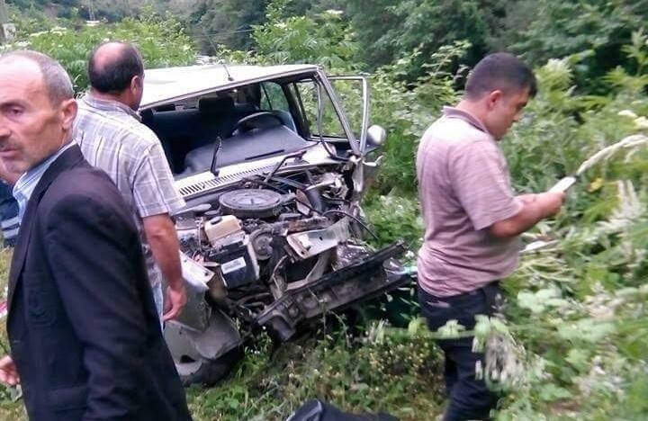 Karadere yolunda Şok Kaza Sekiz Yaralı