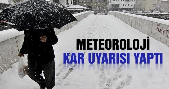 METEOROLOJİ’DEN ARAKLI\'YA KAR UYARISI