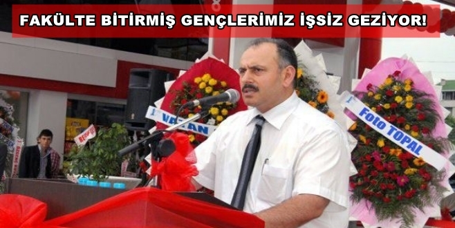  Gençlerimiz Fakülteyi Bitirmişler İşsiz Geziyor