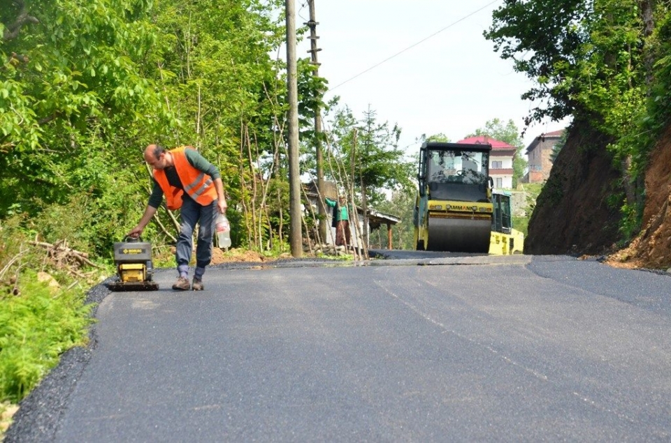 Trabzon\'da Asfalt Seferberliği Başlatıldı