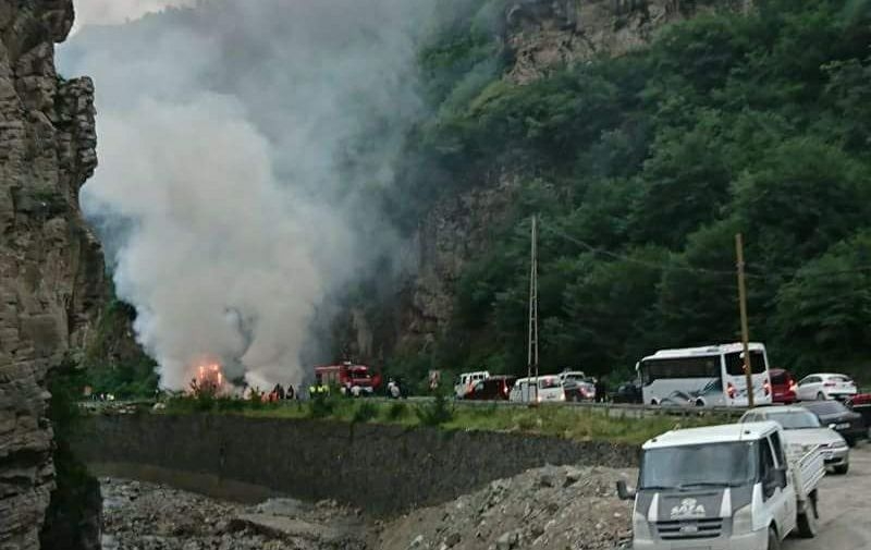 Trabzon’da Korkutan Yangın