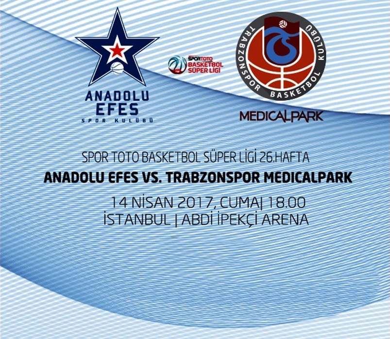 Trabzonspor Anadolu Efes ile Karşılaşıyor