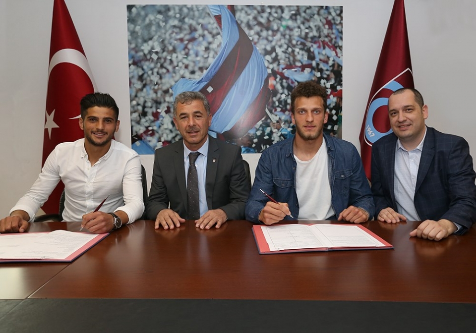 Trabzonspor\'da 2 Futbolcu ile sözleşme imzaladı