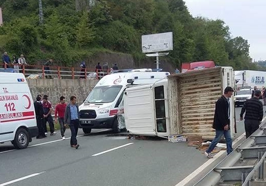 Trafik Kazası iki Yaralı