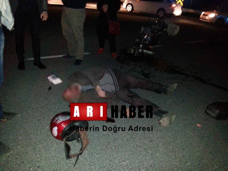 TRAFİK KAZASIN’DA AĞIR YARALANDI