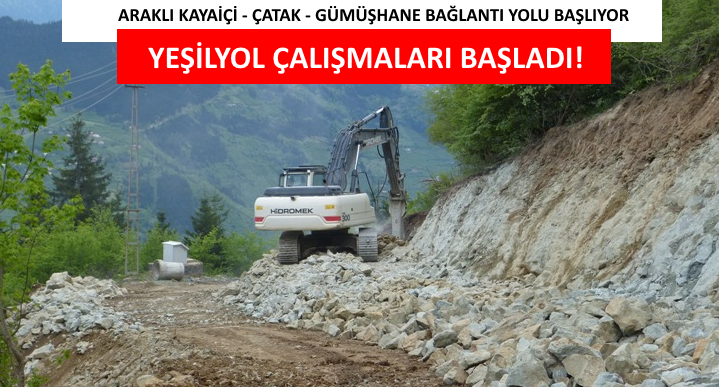 Yeşilyol Çalışması Başladı