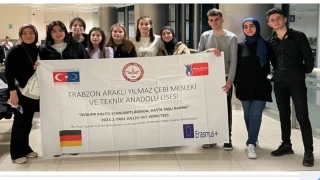 Araklı Yılmaz Çebi Mesleki ve Teknik Anadolu Lisesi Öğrencileri Almaya'ya Gittiler