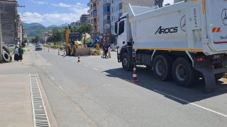 Araklı'da Beklenen Aydınlatma Çalışmalarına Başlandı