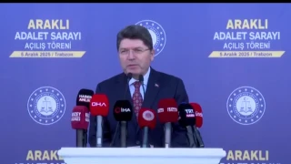 Adalet Bakanı Yılmaz Tunç Araklı'da