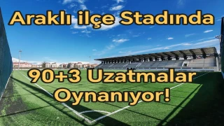 Araklı İlçe Stadında Geri Sayım Başladı