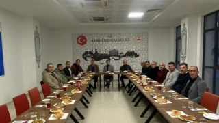 Araklı Kaymakamı iftarda Gazetecilerle Buluştu