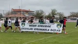 Araklı Belediyespor'dan Anlamlı Pankart