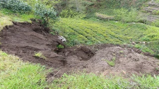 Araklı'da 2 Mahallede Heyelan Riski Tehlike Büyük