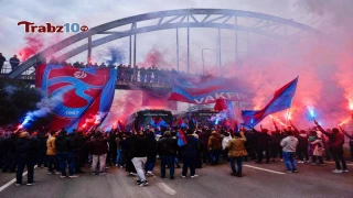Trabzonspor Samsun'a Böyle Uğurlandı