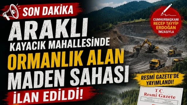 Araklı'da O Mahalle İçin Flash Karar Maden Sahası mı Oluyor?
