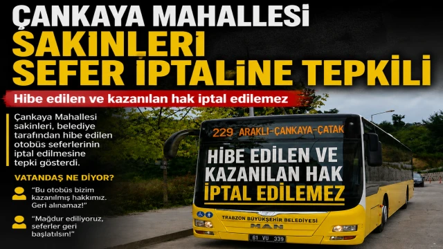 Karadere Otobüs Seferi Güzergah Değişikliğine Çankaya'dan Tepki Yağdı