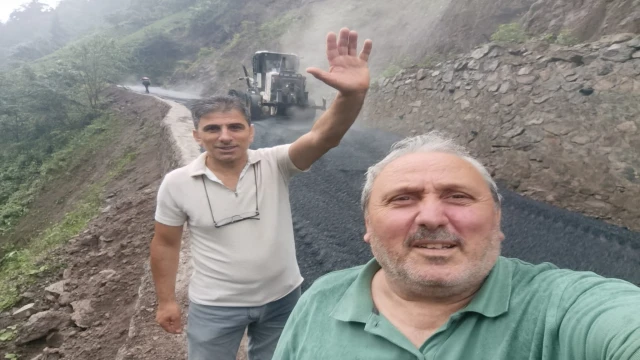 Araklı'da Bu Muhtar Durmak Bilmiyor