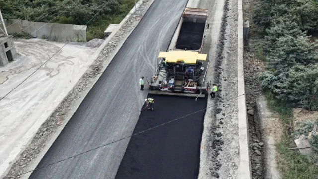 Yanbolu  Santa Karayolunda Çalışmalar Hız Kesmiyor