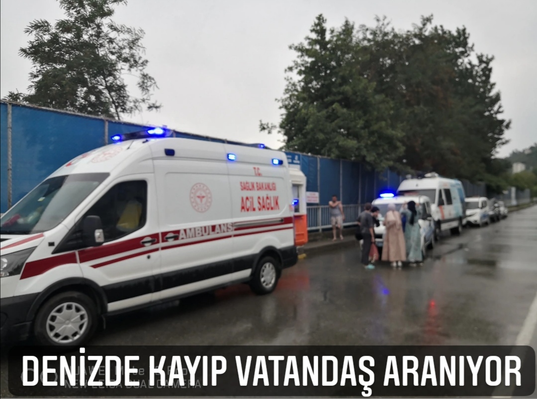 Denizde Kayıp Vatandaş Aranıyor