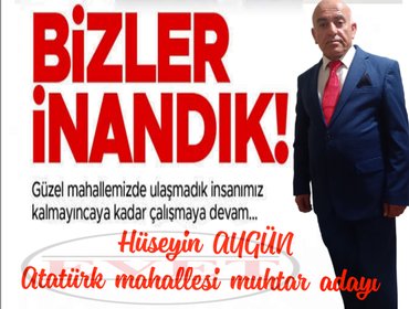 Aygün İstanbul'da  Muhtar Adaylığını Açıkladı
