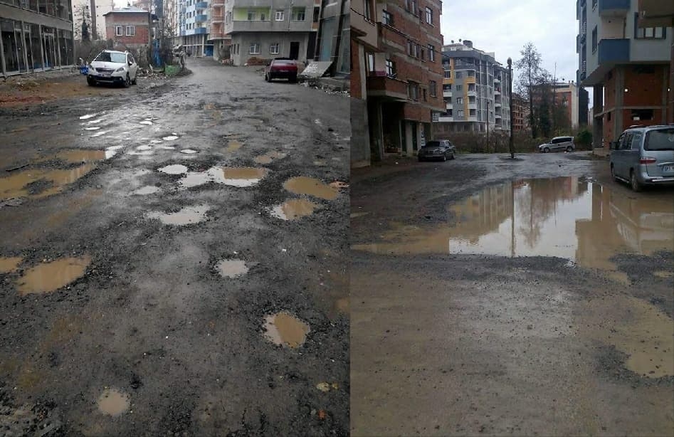 Araklı'da bu Sokak’da Oturanlar Adeta İsyan Ettiler
