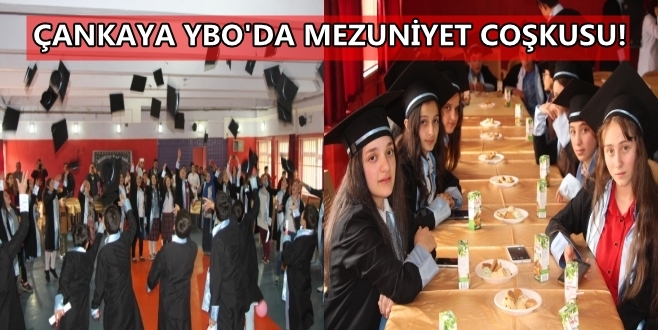 Araklı Çankaya Ybo'da Mezuniyet Çoşkusu
