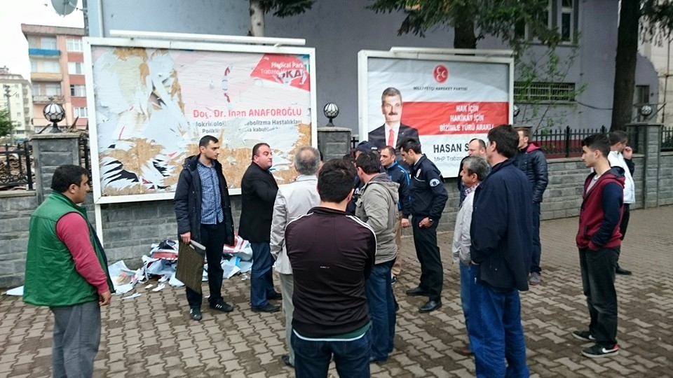 ARAKLI'DA GERGİN DAKİKALAR