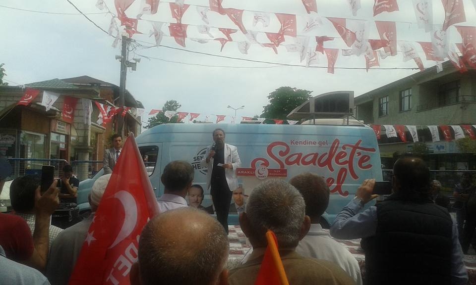 ARAKLI'DA  ÜMİT ÇEBİ FIRTINASI