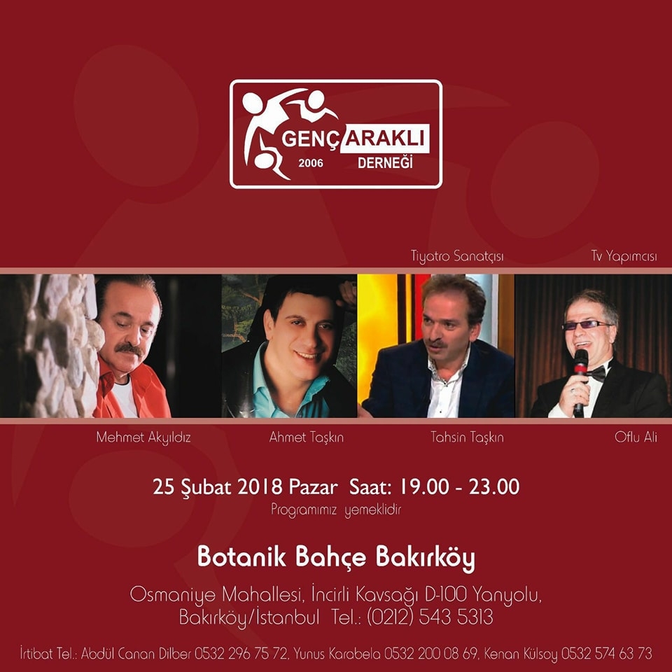 Araklı'lılar bu Gece'de Bir Araya Gelecekler