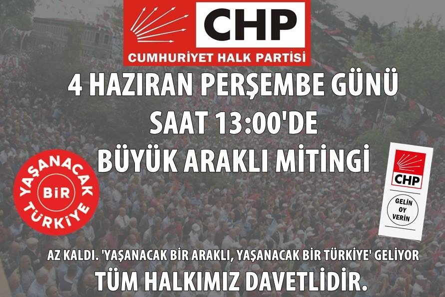 CHP ARAKLI'DA FİNAL GÜNÜ