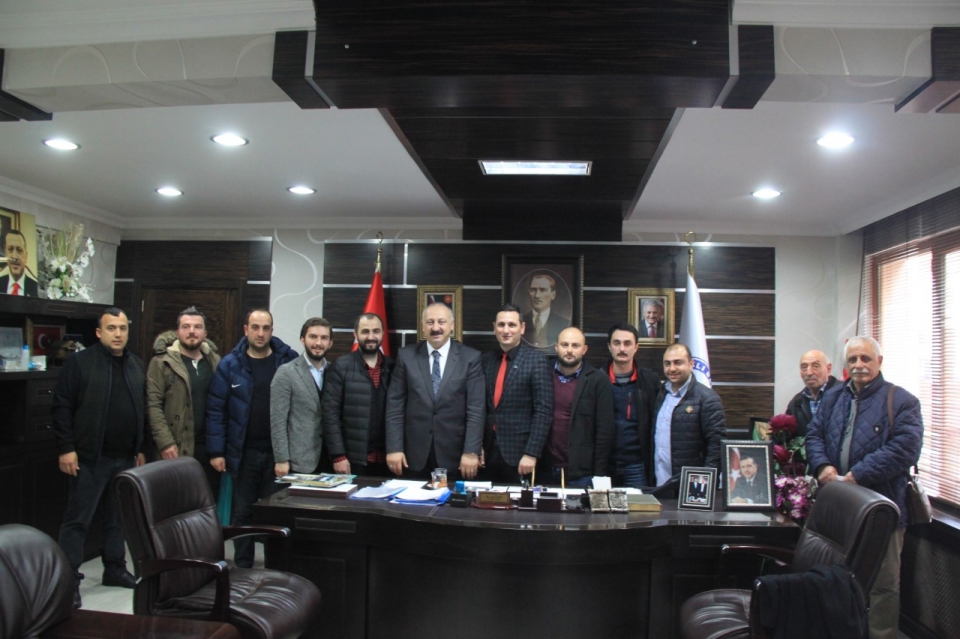 Araklı Tügvadan Başkan Çebi'ye Ziyaret