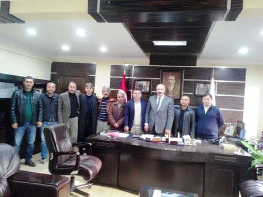 Araklıspor Yönetimi Belediye Başkanı Çebi’yi Makamında Ziyaret Etti