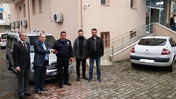 Araklı Kaymakamın'dan  Emniyet Müdürlüğüne Jest