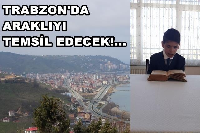 Kuran'ı Kerim  Okuma Araklı Birincisi Oldu