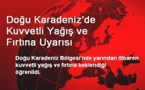 Meteoroloji’den Trabzon’a Yağış ve Fırtına Uyarısı